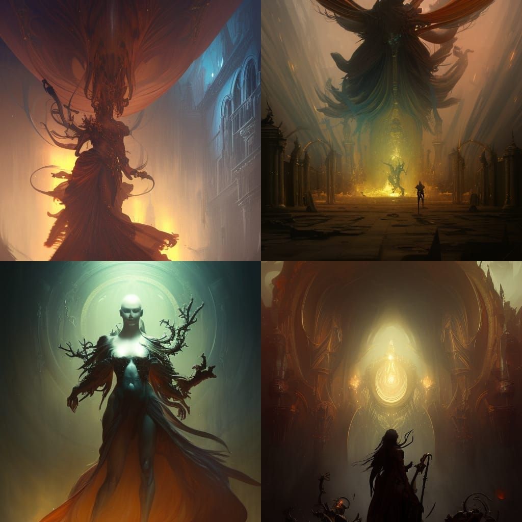 Nicol Bolas Dark Fantasy Concept Art