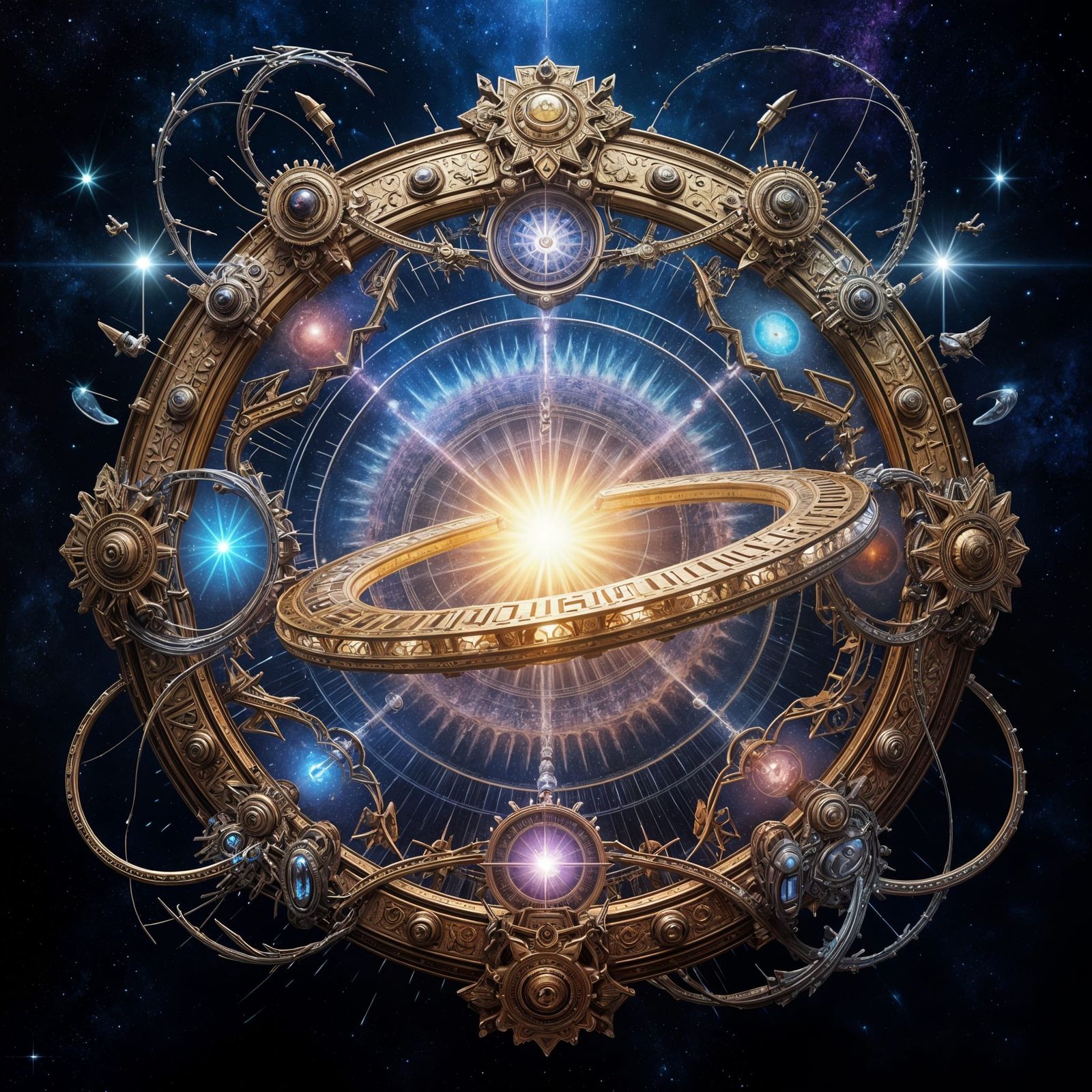 Warehouse 13 Astrolabium Artifact in Psychedelic Surrealist ...