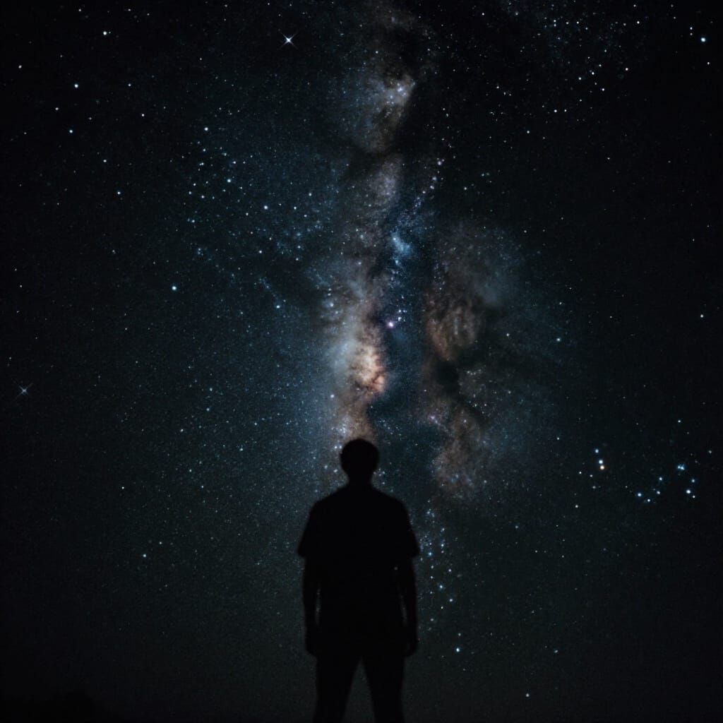 Stunning Galaxy with Twinkling Stars Cinematic Film