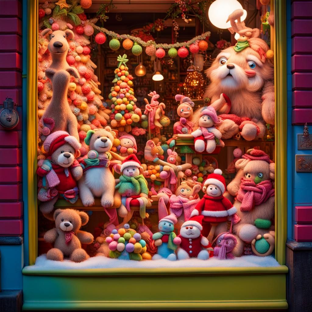 Stuffed animals and animated toys