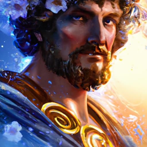Dionysos Portrait in Hyperdetailed Style