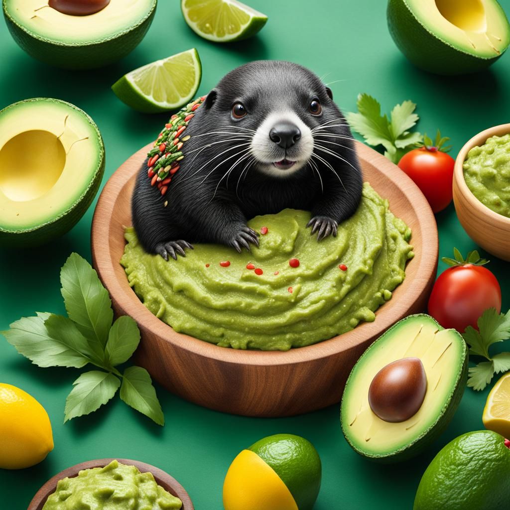 Hyperrealistic Guacamole Moles Celebrate Cinco de Mayo