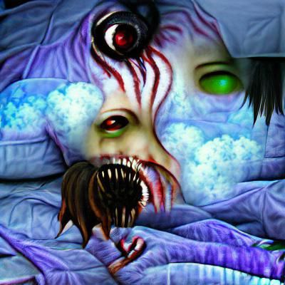 Nightmare Dreamcore Fantasy: A Scary Horror Scene