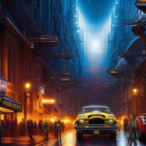 Bumble Bee on Nose, Comic Book Art