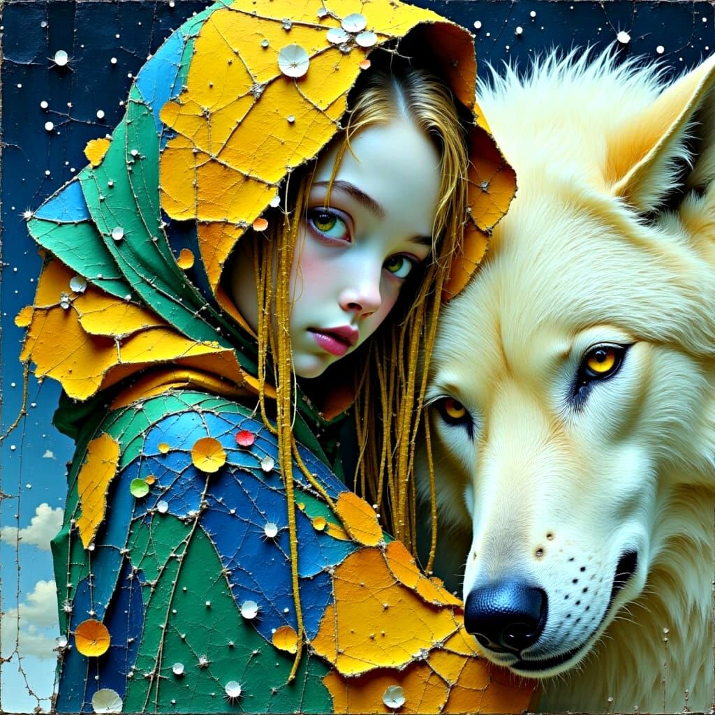 Enchanted Fairy in Cosmic Blizzard