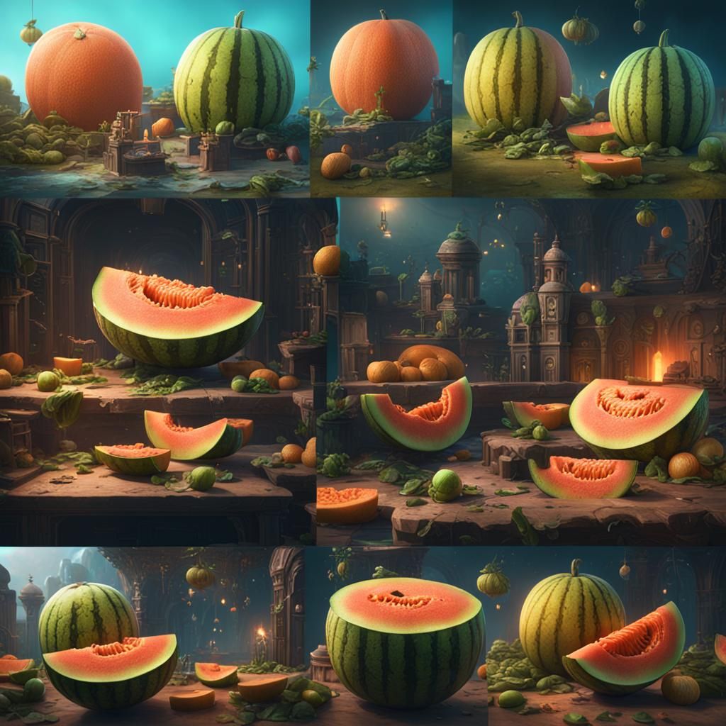 Nine Fantastical Pranks Played on a Melon