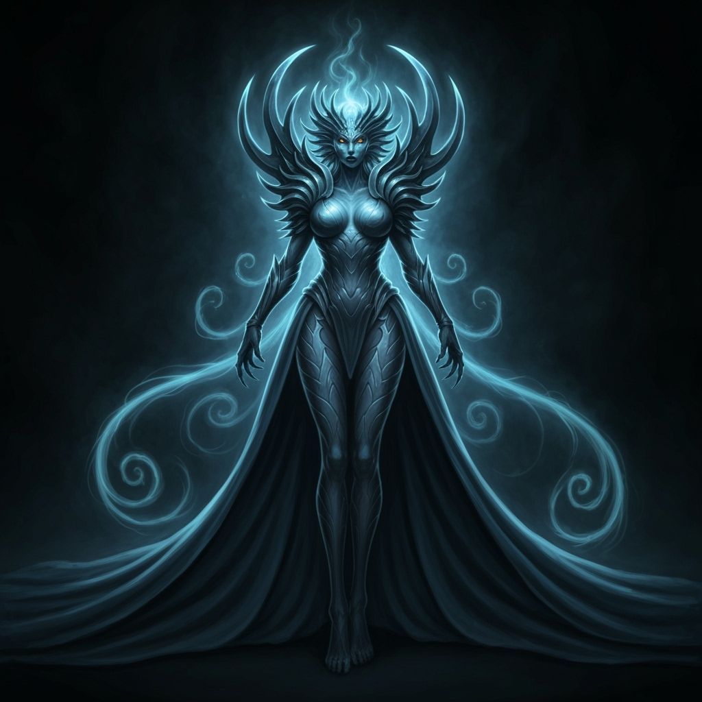 Regal Shadow Elemental in Ethereal Darkness