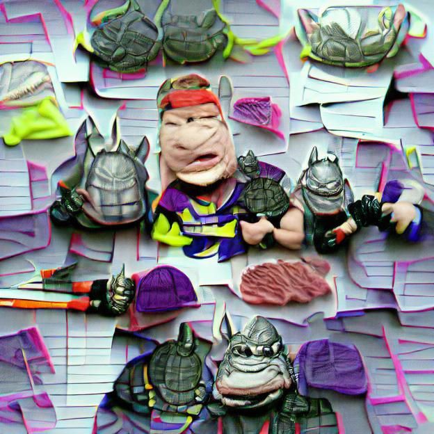 TMNT Villains: Shredder, Bebop, Rocksteady, Krang