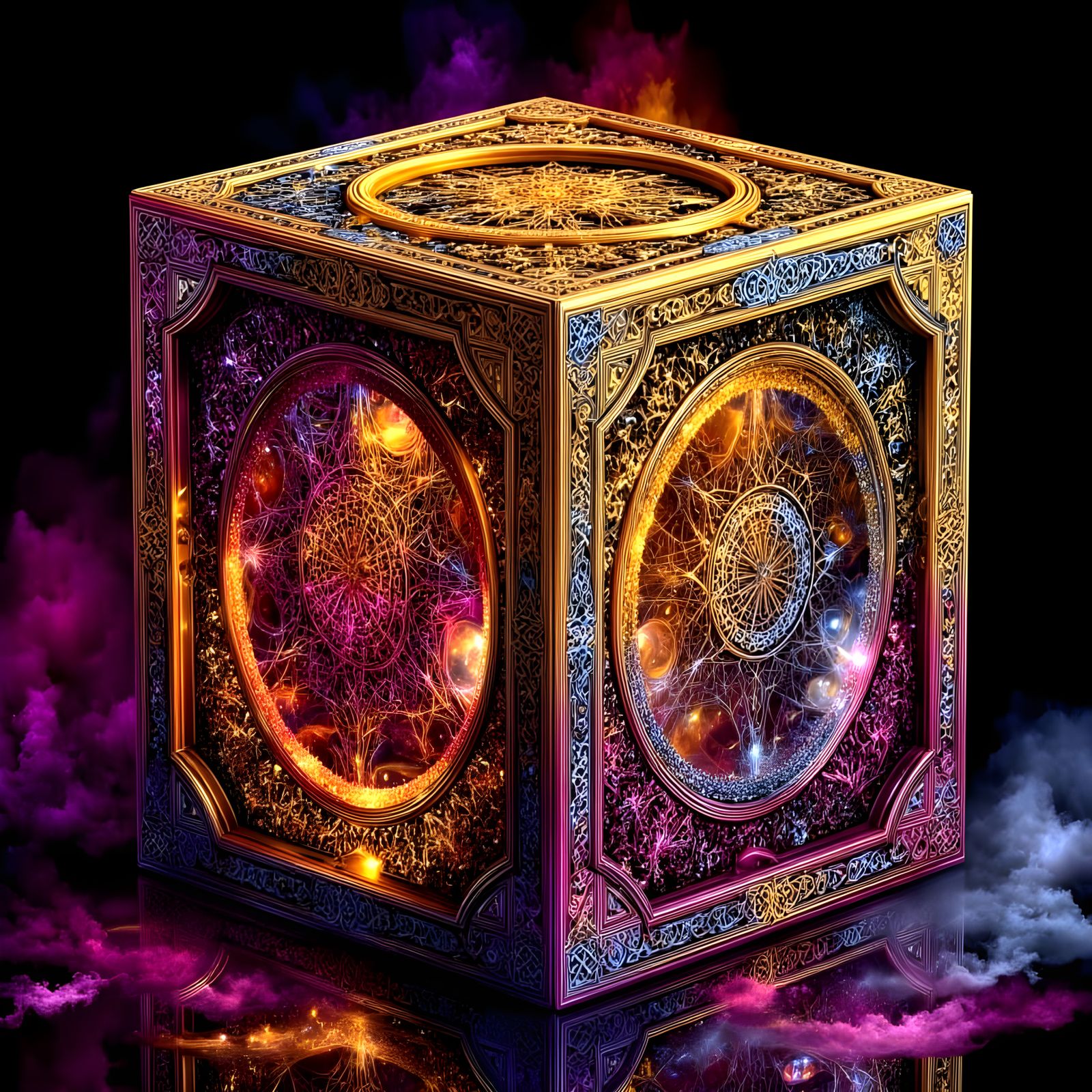 Intricate Hypercube with Carpet Theory Concepts