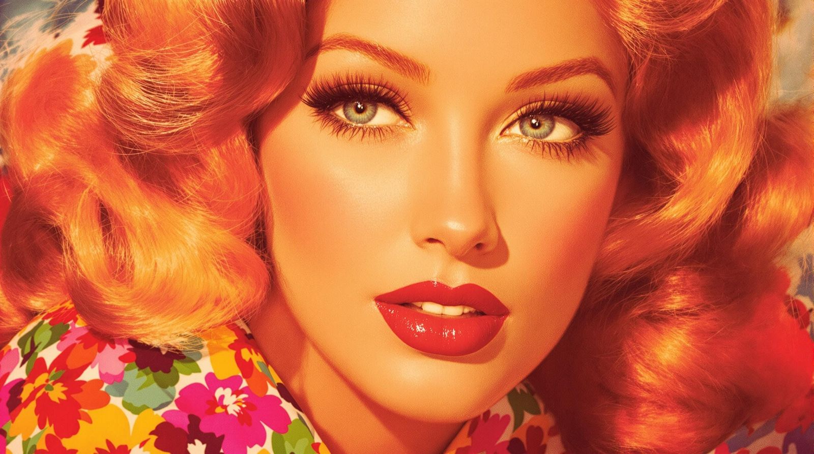 Sultry Pin-Up Model Basks in Warm Sunny Light