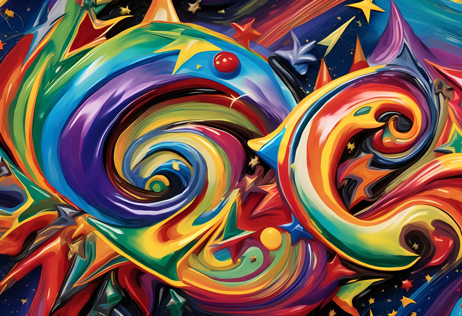 Vast Swirling Maelstroms of Paint and Plasma