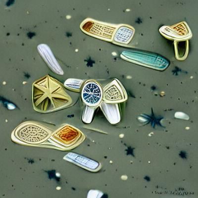 Bioluminescent Diatoms in Cosmic Void