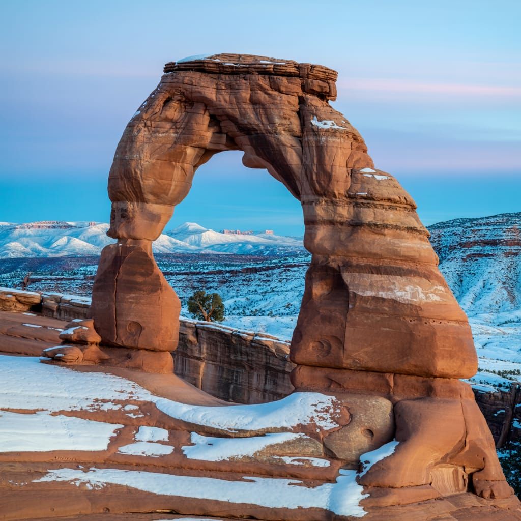 Delicate Arch in Winter's Embrace