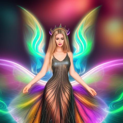 Gorgeous Fairy Angel in Hyperrealistic Detail