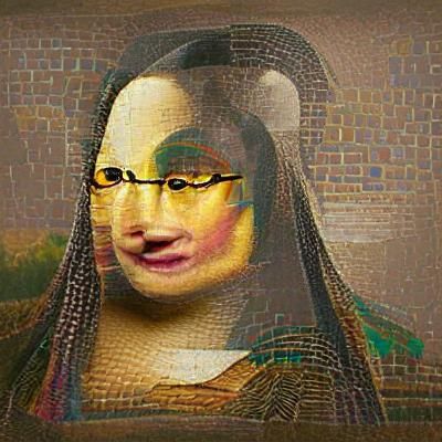 AI Reimagines: The Mona Lisa