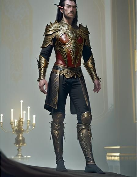 Easterling Aristocrat in Lavish Throne Room