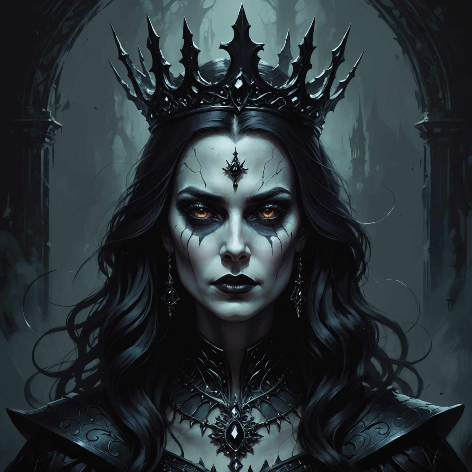 Dark Queen in Mannerist Style