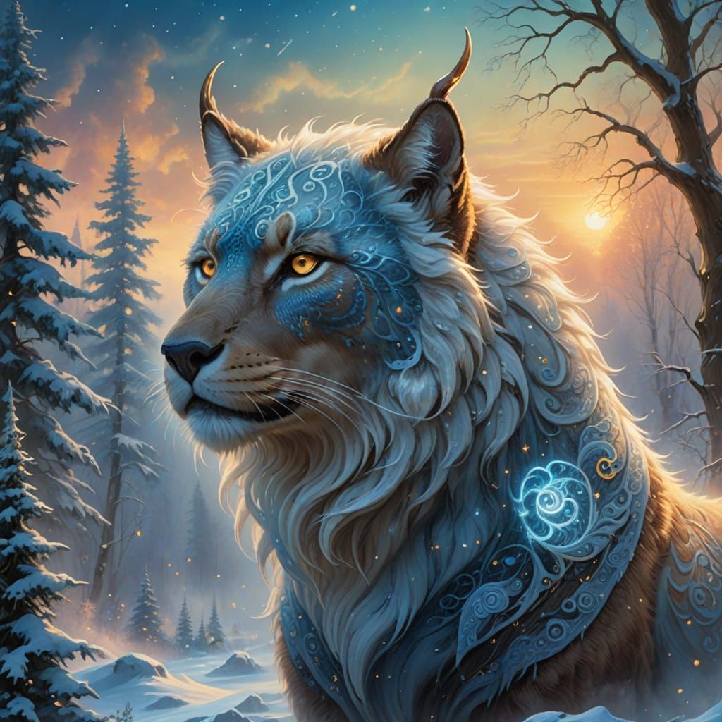 Ethereal Fantasy Portrait in Golden Hour