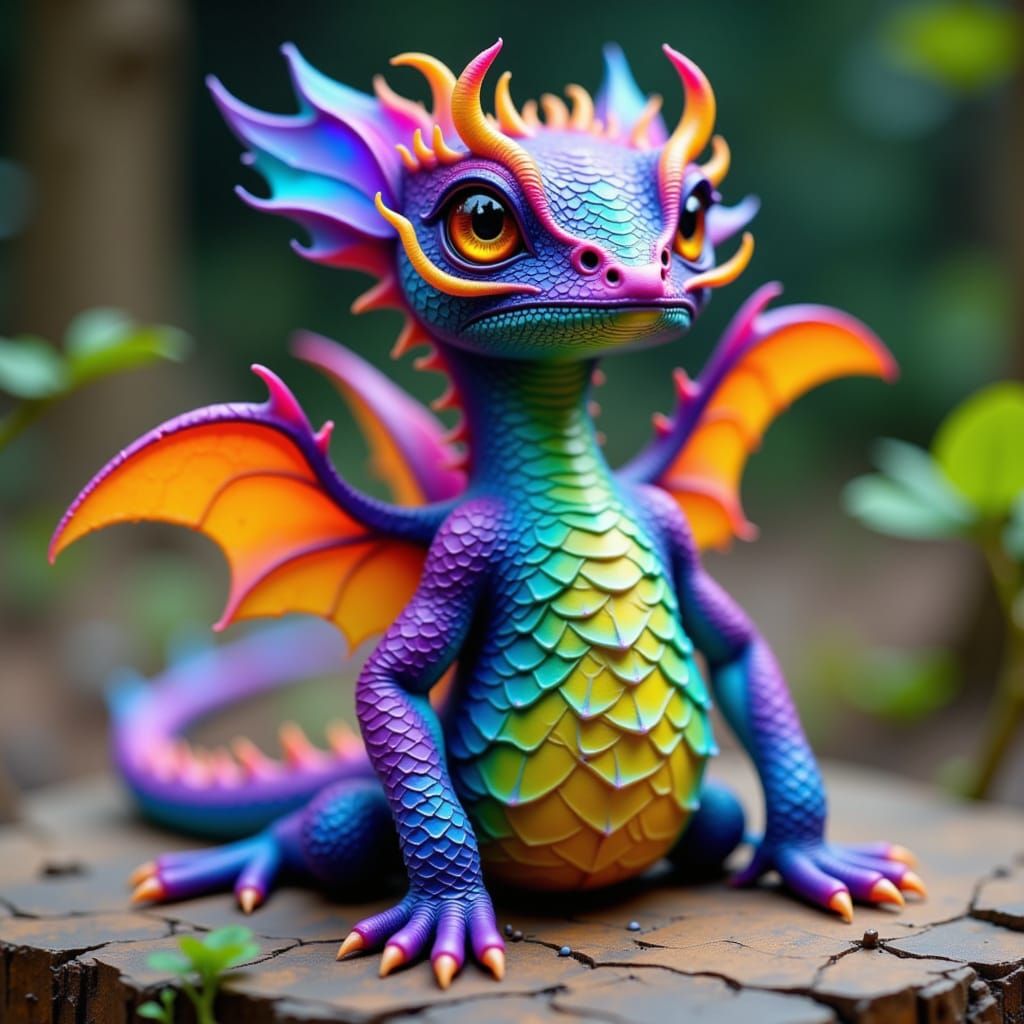 Carambola-Dragon Hybrid in Loish Style