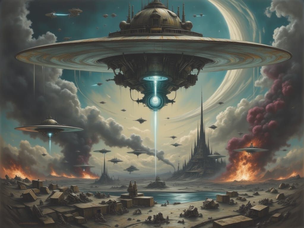 Epic Space Battle in Orion Constellation