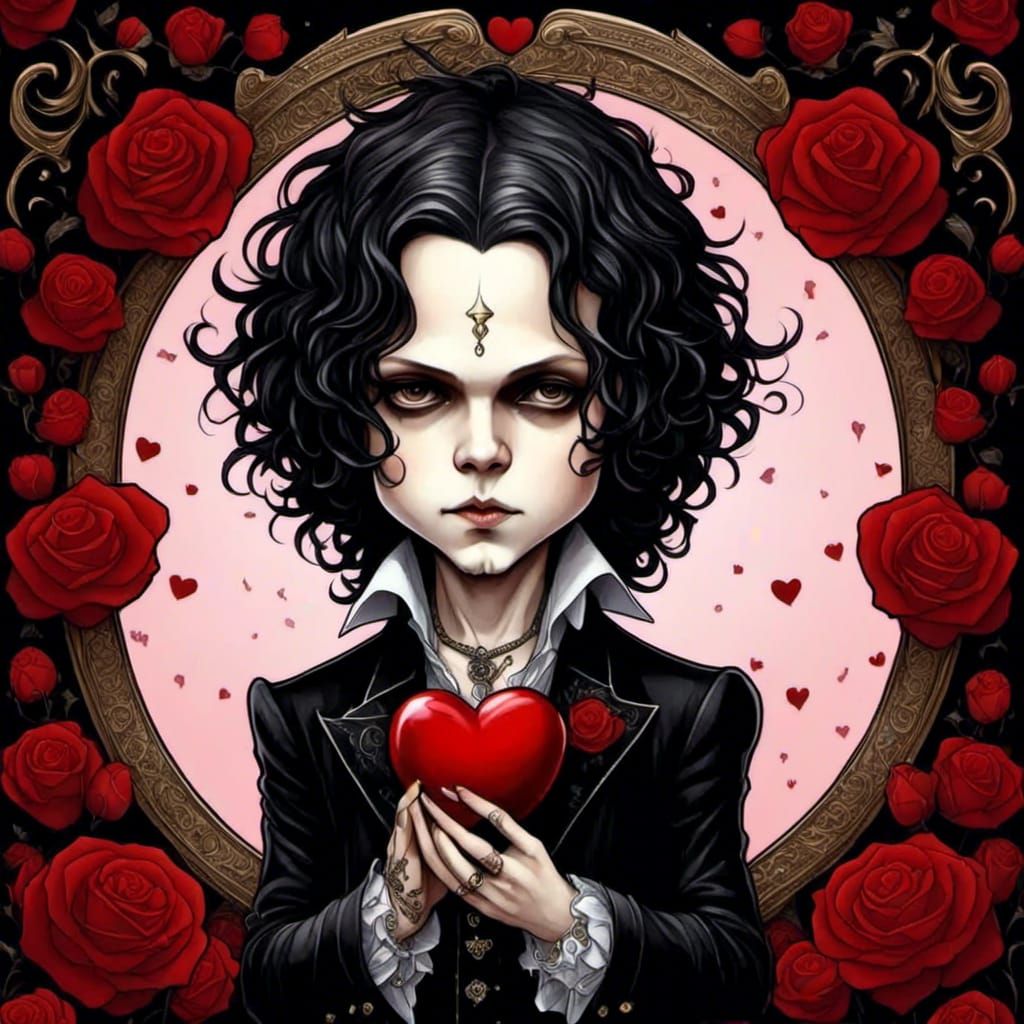 Chibi Ville Valo Valentine's Day Image
