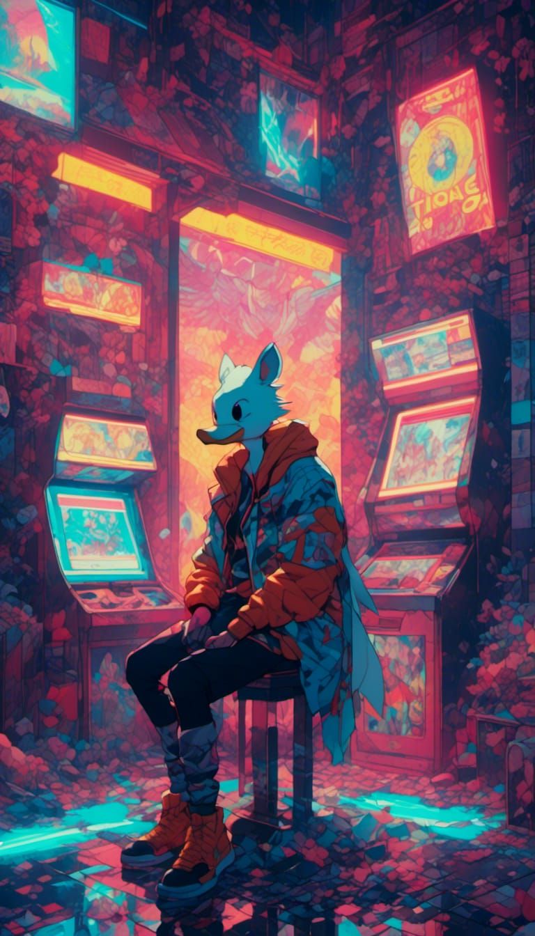 Howard the Duck at the Arcade, Retro 80s Vibe