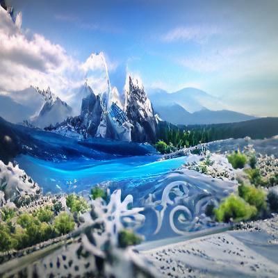 Frozen Inspired Matte Painting in HD