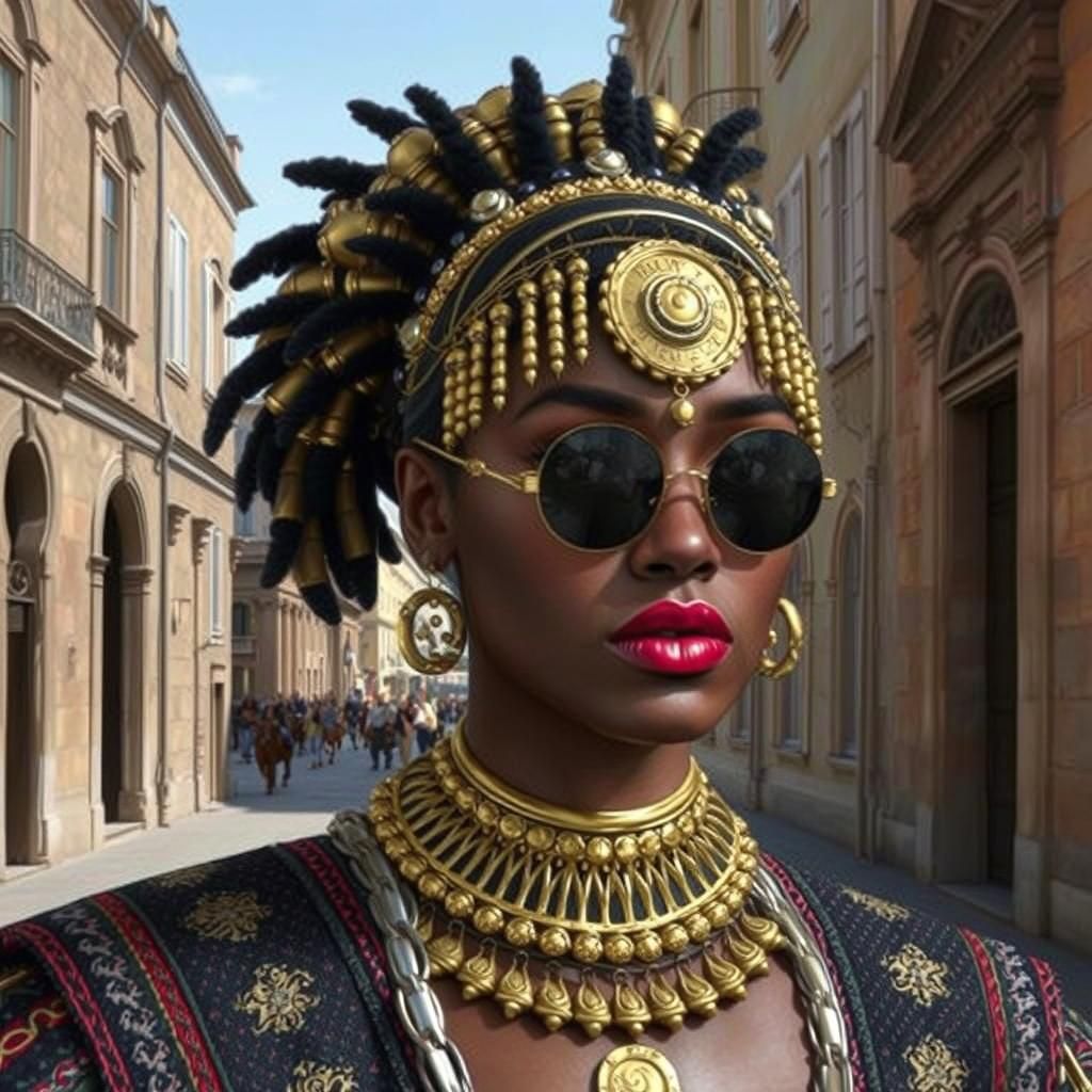 Bombastic Eclectic Iconic Photorealistic Composition