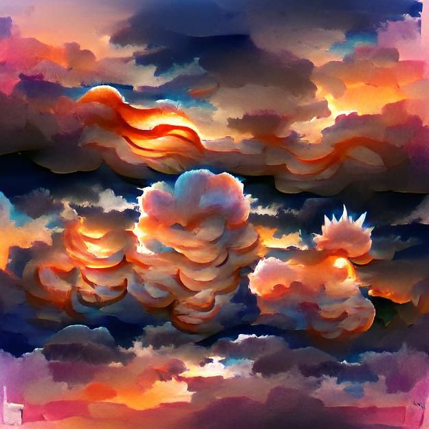 Dramatic Sunset Clouds