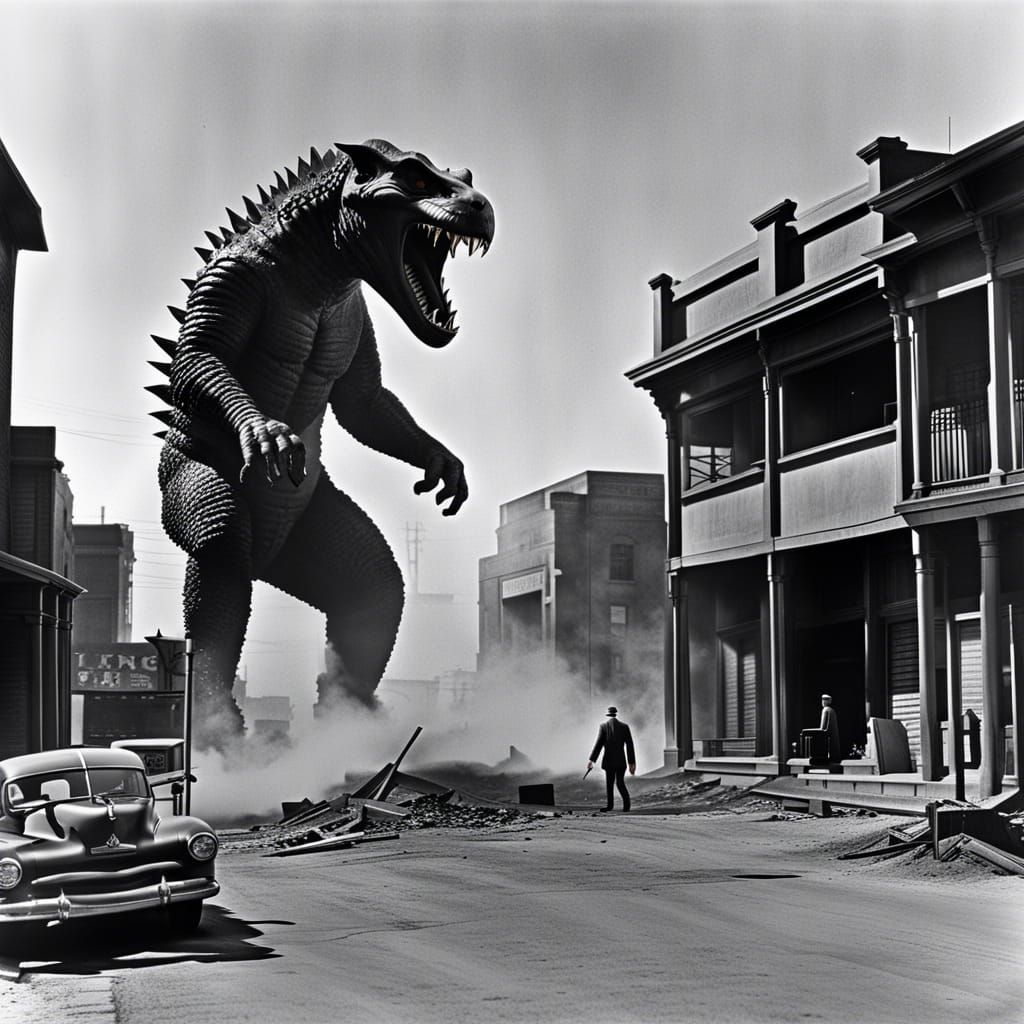 Kaiju Kangaroo Wreaks Havoc: 1950s Sci-Fi Film