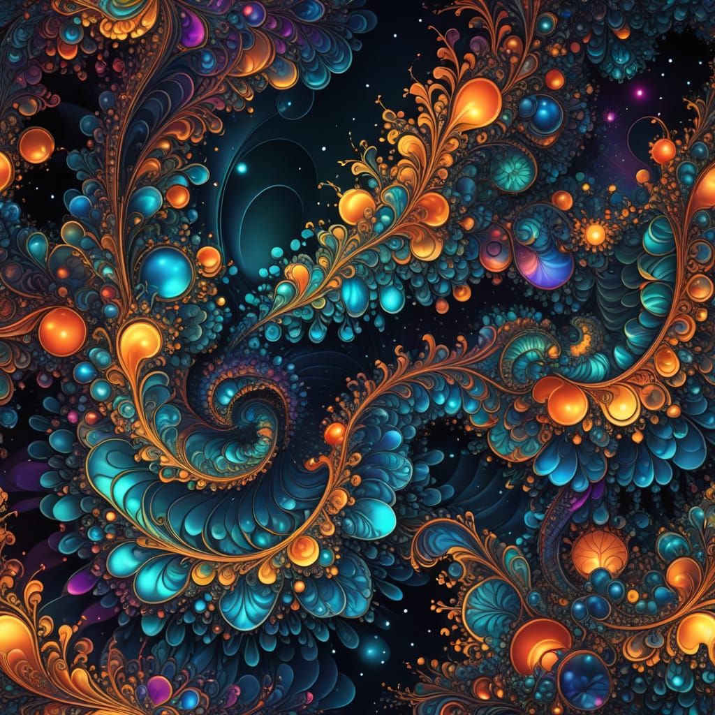 Cosmic Vibrations in Shimmering Holographic Swirls