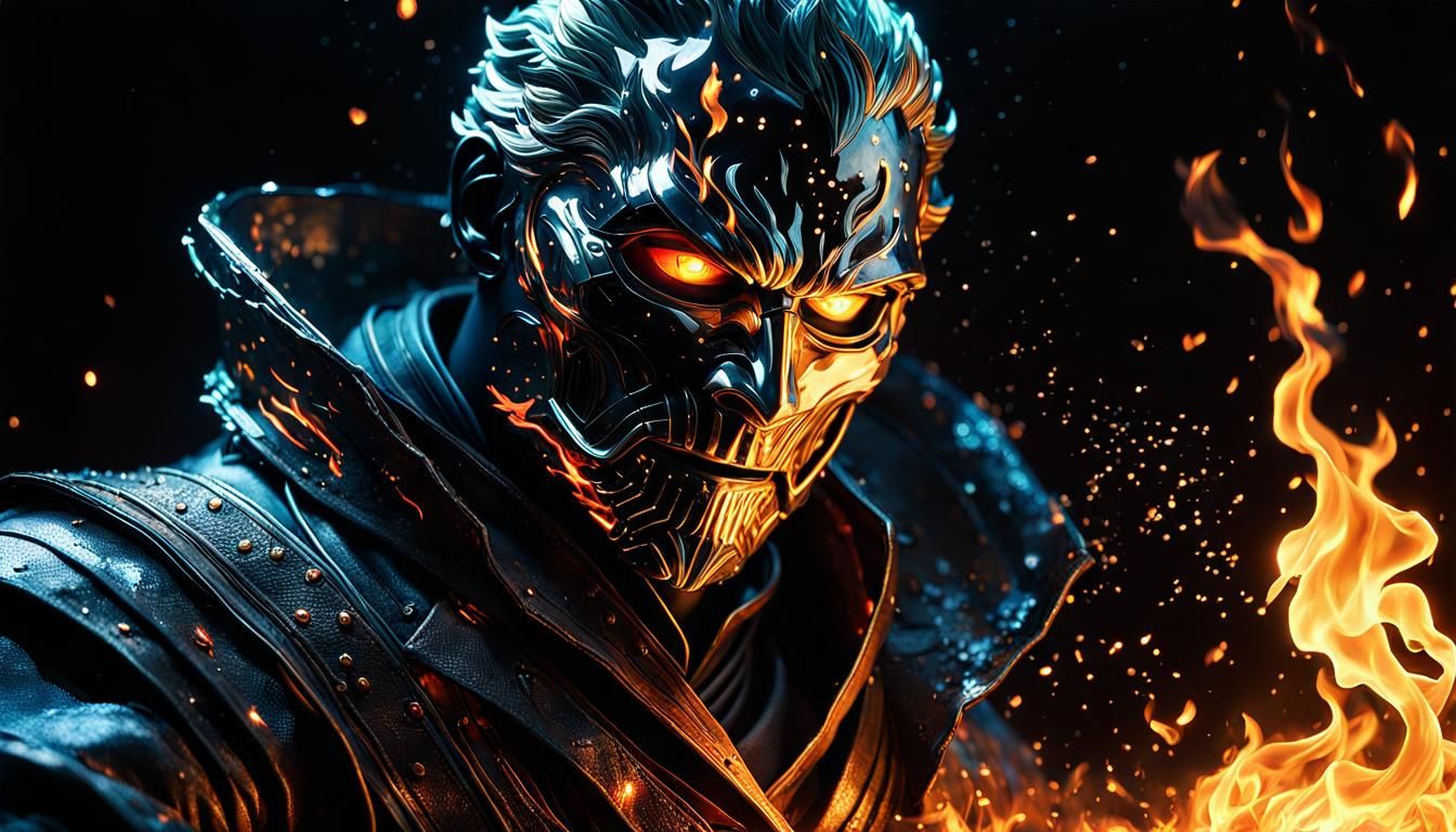 Anime Villains Clash in a Van Gogh-Inspired Battle