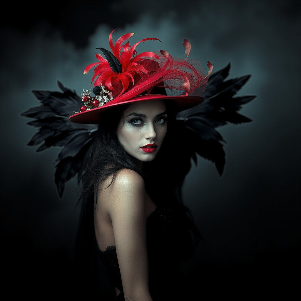 Ethereal Model Poses in Black and White Fashion Photography...