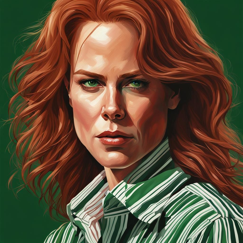 Hyperrealistic Portrait of Nicole Kidman