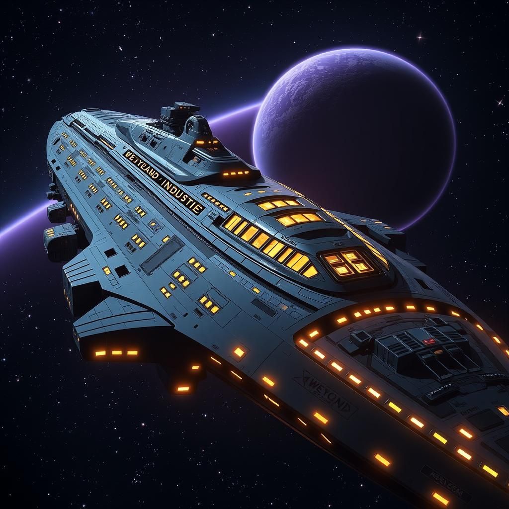 deep space transportation ship