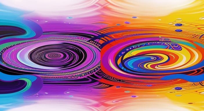 Kaleidoscopic Garden River Masterpiece