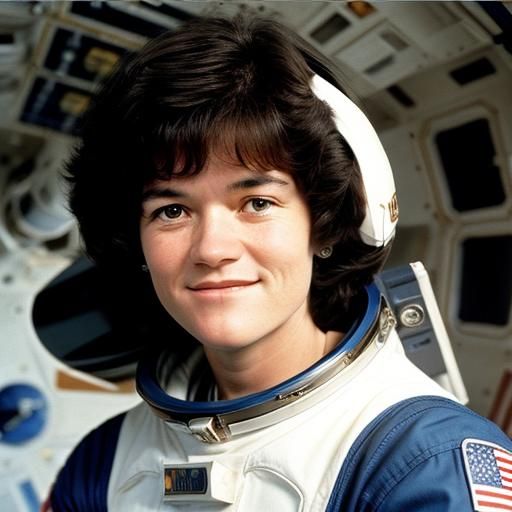 Sally Ride: American astronaut and physicist who became the first American woman in space in 1983.