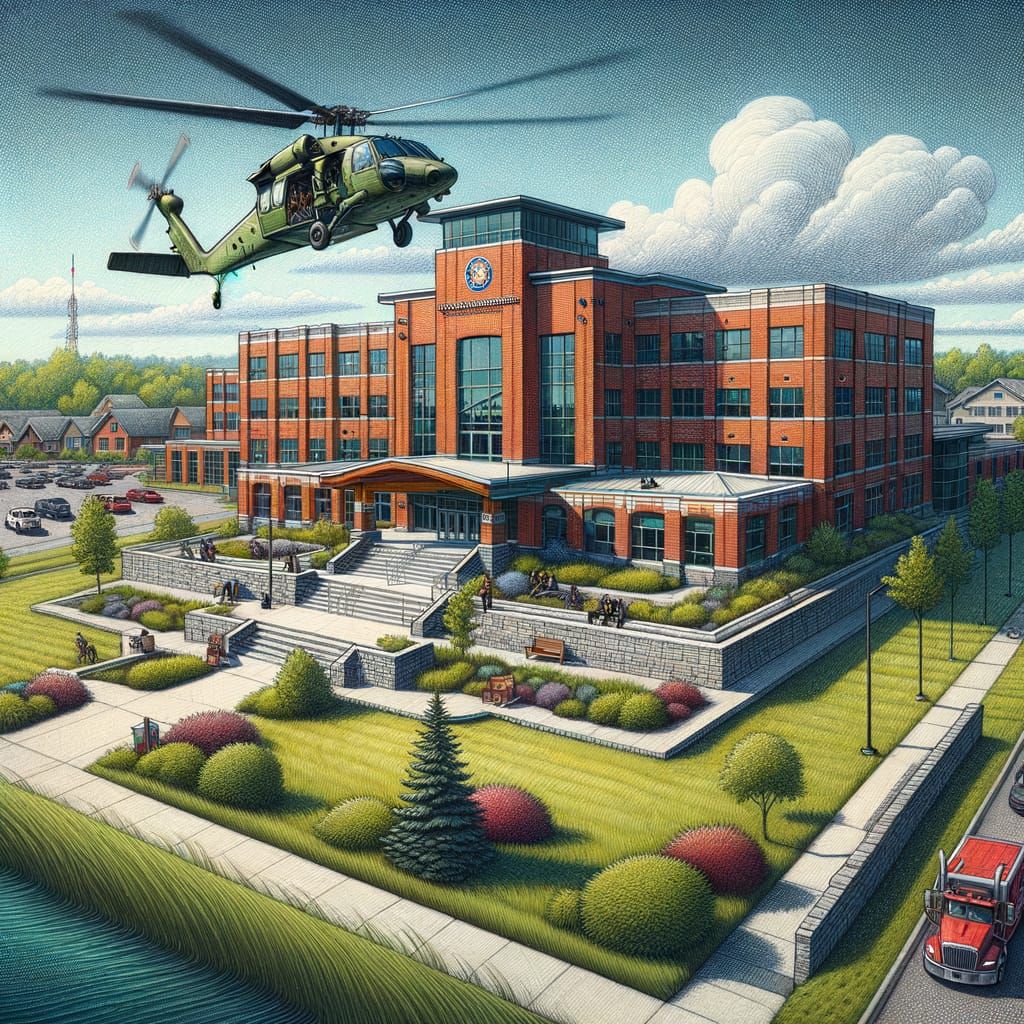 Ontario Disaster Response HQ in Hyperrealistic Detail