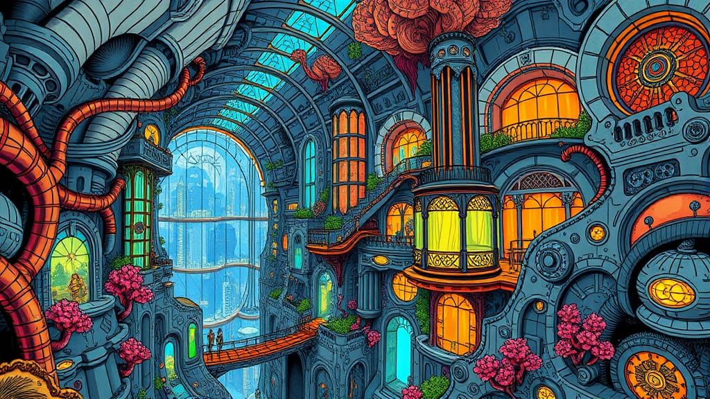 Subterranean megalopolis