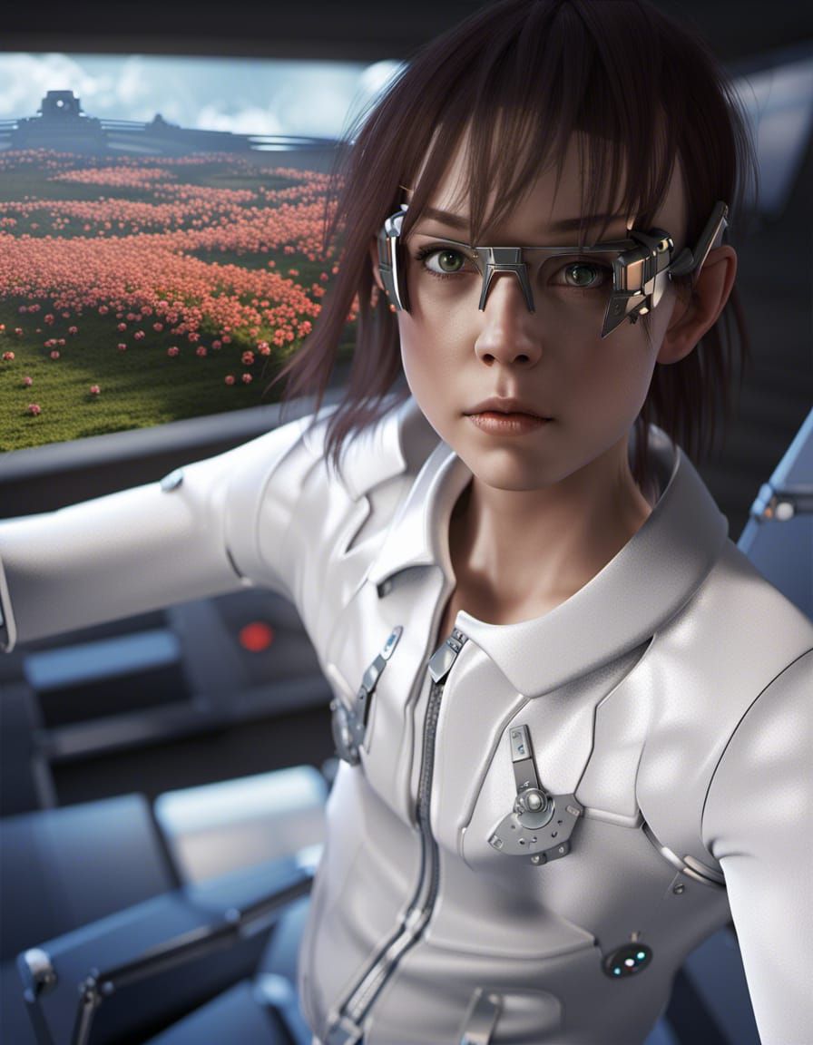 Fairytale Mech: Intricate Sci-Fi Character