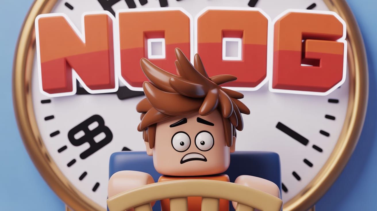 Worried Roblox Noob in Sitting Simulator Game