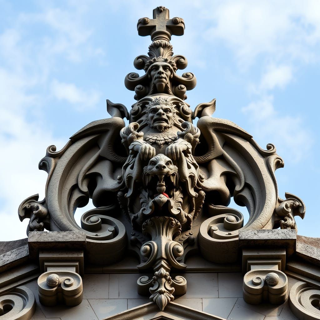 Baroque Gothic Gargoyle Sculpture