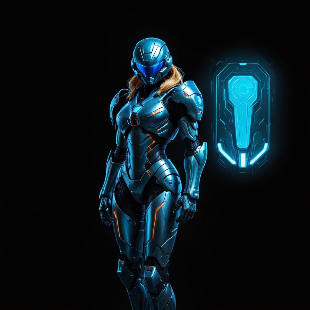 Samus Aran's Power Suit: Sci-Fi Concept Art