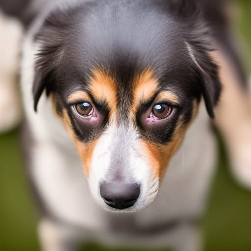 Dog Portrait in Professional Photography Style