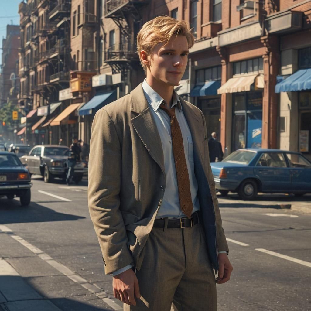 Handsome Detective in Bright City