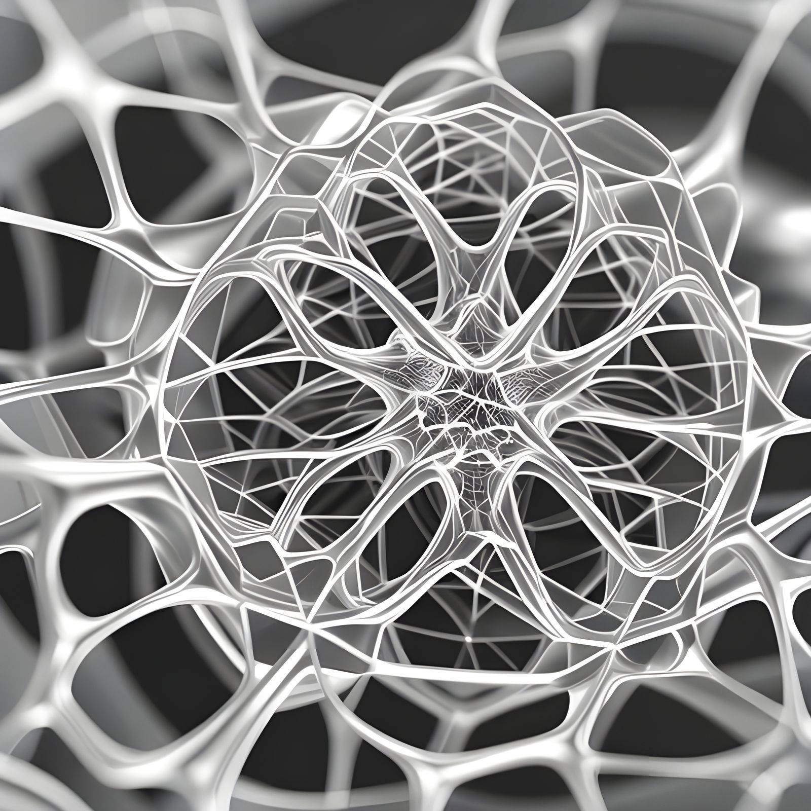 Fractal Snowflake: High-Resolution X-Ray Image