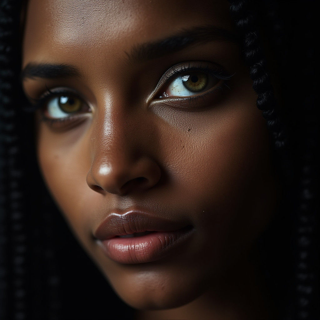 Succubus Close-Up: Professional Color Portrait