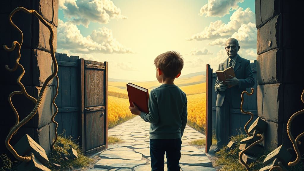 Youth Emancipation - 3 in Surrealist Style