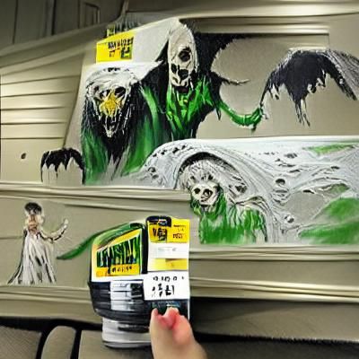 Detailed Horror Painting
