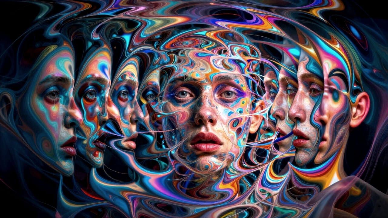 Surreal Elastic Reality Distortion in Colorful Fractal Fusio...